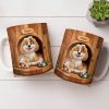 Choco, Cute Dog In A Cozy Dog House - Personalized Custom Coffee Mug - DOG135_MG Choco, Cute Dog In A Cozy Dog House - Personalized Custom Coffee Mug - DOG135_MG
