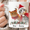 Christmas Custom Dog Cat Photo Coffee Mug Christmas Custom Dog Cat Photo Coffee Mug