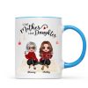 Christmas Doll Women Sitting Mother And Daughters Personalized Mug Christmas Doll Women Sitting Mother And Daughters Personalized Mug