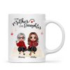 Christmas Doll Women Sitting Mother And Daughters Personalized Mug Christmas Doll Women Sitting Mother And Daughters Personalized Mug