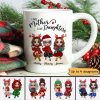 Christmas Doll Women Sitting Mother And Daughters Personalized Mug Christmas Doll Women Sitting Mother And Daughters Personalized Mug