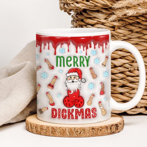Christmas Gift For Movie Fans, Santa Claus Inflated White Coffee Mug 03OHQN110924 Christmas Gift For Movie Fans, Santa Claus Inflated White Coffee Mug 03OHQN110924