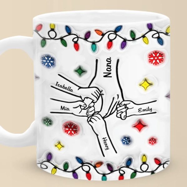Christmas Is The Day That Holds All Time Together - Family Personalized Custom 3D Inflated Effect Printed Mug - Christmas Gift For Gift For Mom, Grandma Christmas Is The Day That Holds All Time Together - Family Personalized Custom 3D Inflated Effect Printed Mug - Christmas Gift For Gift For Mom, Grandma