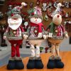 Christmas Plush Doll Set - Snowman & Santa for Festive Home Decor Christmas Plush Doll Set - Snowman & Santa for Festive Home Decor