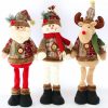 Christmas Plush Doll Set - Snowman & Santa for Festive Home Decor Christmas Plush Doll Set - Snowman & Santa for Festive Home Decor