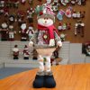 Christmas Plush Doll Set - Snowman & Santa for Festive Home Decor Christmas Plush Doll Set - Snowman & Santa for Festive Home Decor