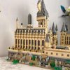 City Creative Medieval Magic School Castle Famous Architecture Palace Model Building Blocks