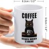 Coffee Because Murder Is Wrong Coffee Mug Funny Sarcastic Adult Humor Gift for Friends Coworkers Coffee Because Murder Is Wrong Coffee Mug Funny Sarcastic Adult Humor Gift for Friends Coworkers