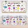 Colorful Kids This Mom Belongs To Personalized Mug