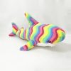 Colorful Shark Plush Pillow