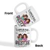 Congrats On Being My Bestie Pretty Sassy Girls Personalized Mug