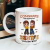 Congrats On Being My Bestie Sister Fall Season Y2K Style Personalized Mug