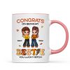 Congrats On Being My Bestie Sister Fall Season Y2K Style Personalized Mug