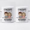 Congrats On Being My Boyfriend - Couple Personalized Custom Mug - Gift For Husband Wife, Anniversary Congrats On Being My Boyfriend - Couple Personalized Custom Mug - Gift For Husband Wife, Anniversary