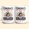 Congrats On Being My Boyfriend - Personalized Mug - Anniversary Gifts For Men, Husband, Him, Boyfriend Congrats On Being My Boyfriend - Personalized Mug - Anniversary Gifts For Men, Husband, Him, Boyfriend