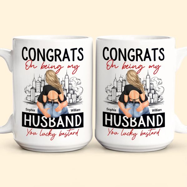 Congrats On Being My Boyfriend - Personalized Mug - Anniversary Gifts For Men, Husband, Him, Boyfriend Congrats On Being My Boyfriend - Personalized Mug - Anniversary Gifts For Men, Husband, Him, Boyfriend