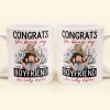 Congrats On Being My Boyfriend - Personalized Mug - Anniversary Gifts For Men, Husband, Him, Boyfriend Congrats On Being My Boyfriend - Personalized Mug - Anniversary Gifts For Men, Husband, Him, Boyfriend