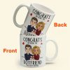 Congrats On Being My Boyfriend - Personalized Mug Congrats On Being My Boyfriend - Personalized Mug