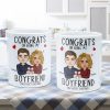 Congrats On Being My Boyfriend - Personalized Mug Congrats On Being My Boyfriend - Personalized Mug