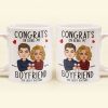 Congrats On Being My Boyfriend - Personalized Mug Congrats On Being My Boyfriend - Personalized Mug