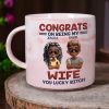 Congrats On Being My Brother Sister Bestie - Personalized Marble Mug Congrats On Being My Brother Sister Bestie - Personalized Marble Mug
