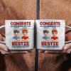 Congrats On Being My Brother Sister Bestie - Personalized Marble Mug Congrats On Being My Brother Sister Bestie - Personalized Marble Mug