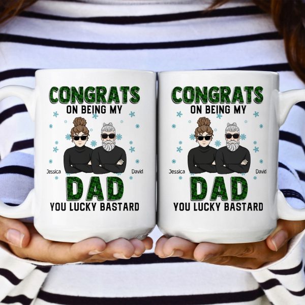 Congrats On Being My Dad - Personalized Mug Congrats On Being My Dad - Personalized Mug
