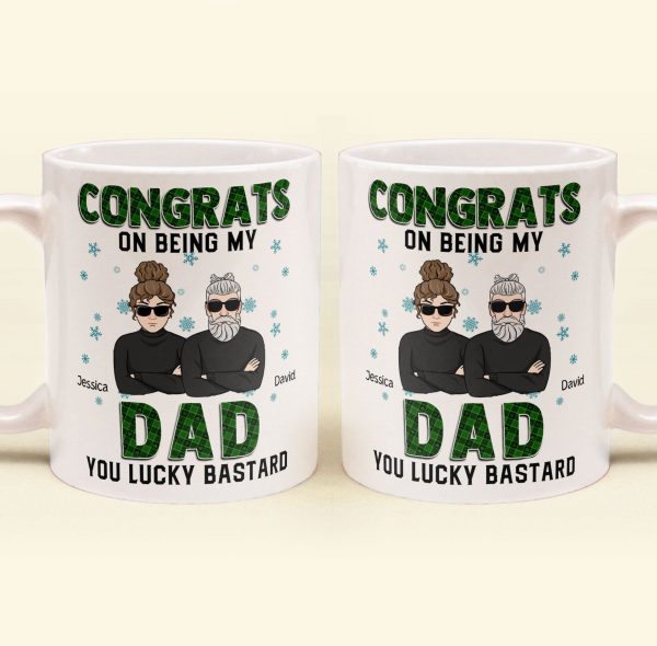 Congrats On Being My Dad - Personalized Mug Congrats On Being My Dad - Personalized Mug