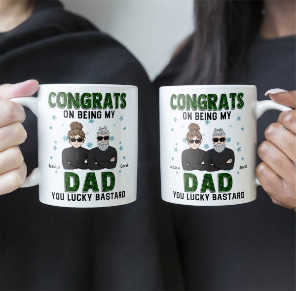 Congrats On Being My Dad - Personalized Mug Congrats On Being My Dad - Personalized Mug