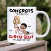 Congrats On Being My Dirty Slut, Gift For Couple, Personalized Mug, Naughty Couple Coffee Mug, Couple Gift Congrats On Being My Dirty Slut, Gift For Couple, Personalized Mug, Naughty Couple Coffee Mug, Couple Gift