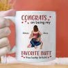 Congrats On Being My Favorite Butt - Personalized Ceramic Mug - Gift For Couple, Husband Wife - CL28 NH96 Congrats On Being My Favorite Butt - Personalized Ceramic Mug - Gift For Couple, Husband Wife - CL28 NH96