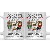 Congrats On Being My Husband Camping - Anniversary, Vacation, Funny Gift For Couples, Family - Personalized Mug Congrats On Being My Husband Camping - Anniversary, Vacation, Funny Gift For Couples, Family - Personalized Mug