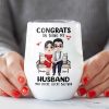 Congrats On Being My Husband, Gift For Couple, Personalized Mug, Couple Sitting Mug, Couple Gift Congrats On Being My Husband, Gift For Couple, Personalized Mug, Couple Sitting Mug, Couple Gift