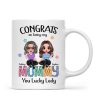 Congrats On Being My Mom Personalized Mug