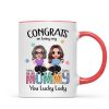 Congrats On Being My Mom Personalized Mug