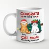Congrats On Being My Parents - Cat Personalized Custom Mug - Christmas Gift For Pet Owners, Pet Lovers Congrats On Being My Parents - Cat Personalized Custom Mug - Christmas Gift For Pet Owners, Pet Lovers