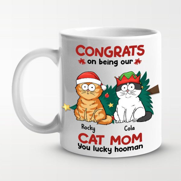 Congrats On Being My Parents - Cat Personalized Custom Mug - Christmas Gift For Pet Owners, Pet Lovers Congrats On Being My Parents - Cat Personalized Custom Mug - Christmas Gift For Pet Owners, Pet Lovers