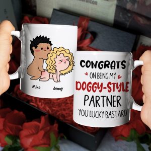 Congrats On Being My Partner-Personalized Coffee Mug DR-WHM-01nahn210623hh