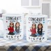 Congrats On Being My Sister - New Version - Personalized Mug Congrats On Being My Sister - New Version - Personalized Mug