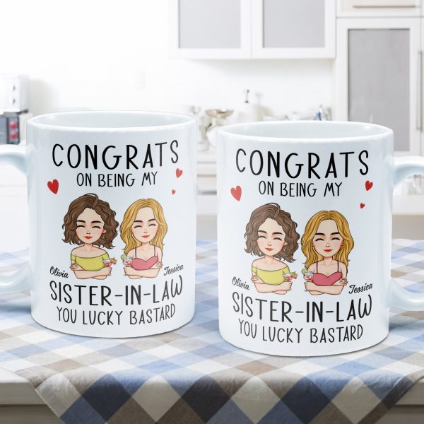 Congrats On Being My Sister-In-Law - Personalized Mug Congrats On Being My Sister-In-Law - Personalized Mug