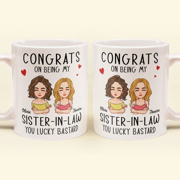 Congrats On Being My Sister-In-Law - Personalized Mug Congrats On Being My Sister-In-Law - Personalized Mug