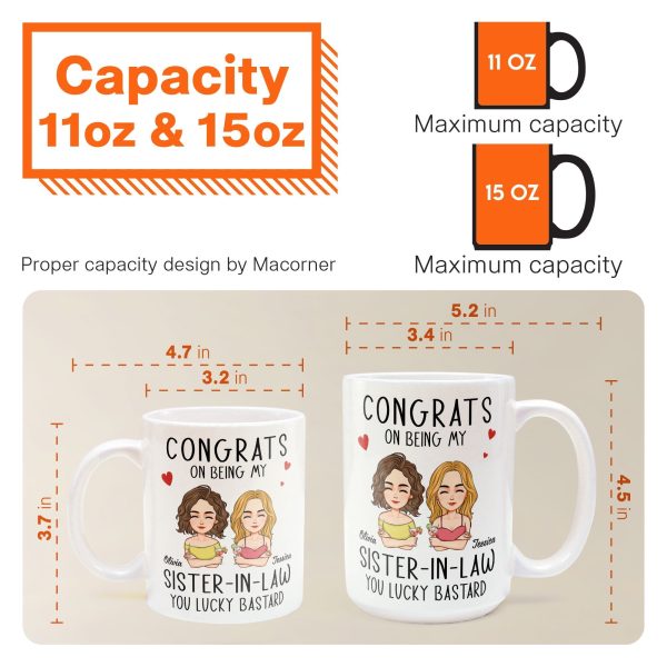 Congrats On Being My Sister-In-Law - Personalized Mug Congrats On Being My Sister-In-Law - Personalized Mug