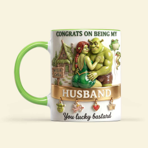 Congrats On Being My Wife - Personalized Accent Mug - Gift For Movie Fans, Couples NL122