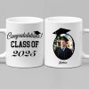 Congratulations Class Of 2024 Gift Personalized Photo Mug 890825