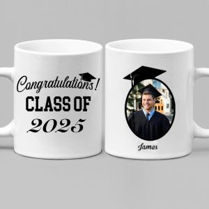 Congratulations Class Of 2024 Gift Personalized Photo Mug 890825