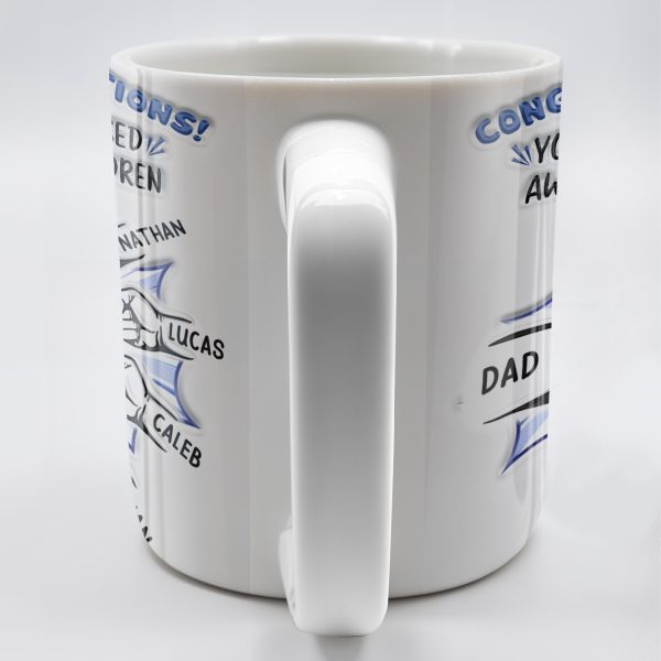 Congratulations! You have raised awesome children, Handshake and Fist Bump - Personalized Custom Coffee Mug - DAD093_MG Congratulations! You have raised awesome children, Handshake and Fist Bump - Personalized Custom Coffee Mug - DAD093_MG