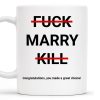 Congratulations You Made a Great Choice With Smiling Faces - Personalized Custom Coffee Mug - CPL100_MG Congratulations You Made a Great Choice With Smiling Faces - Personalized Custom Coffee Mug - CPL100_MG