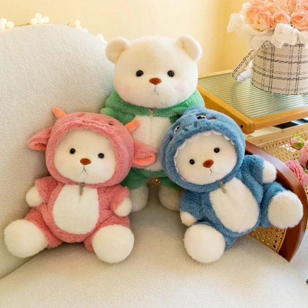 Convertible Teddy Bear Plush Costume Doll