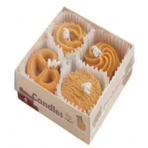 Cookie Scented Biscuit Candle Gift Box Set