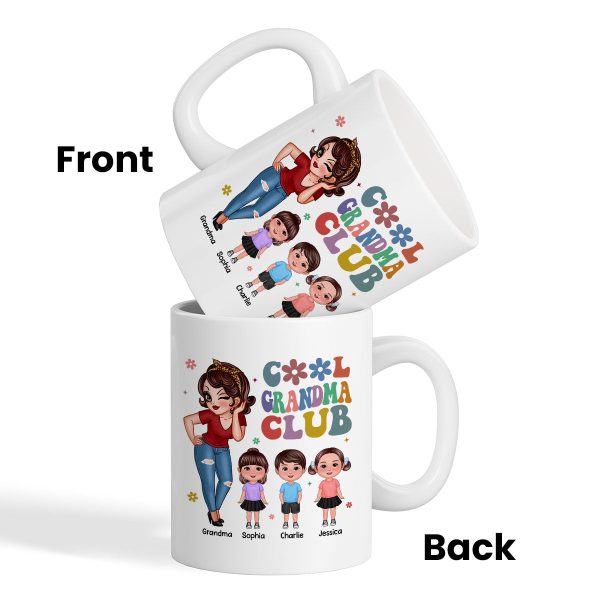 Cool Grandma Club Personalized Mug